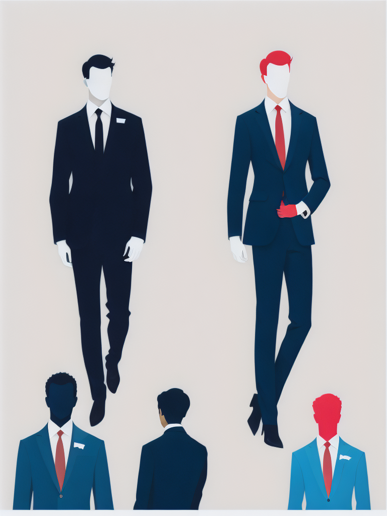 00755-3607851222-two silhouettes of men in suits and ties against a white background with blue and red colors by Olly Moss.png